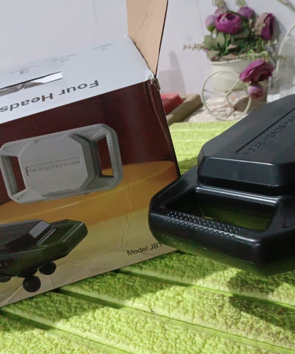 Handheld Full Body Massager 4-Head Massage Gun (1 Pc / Mix Color)