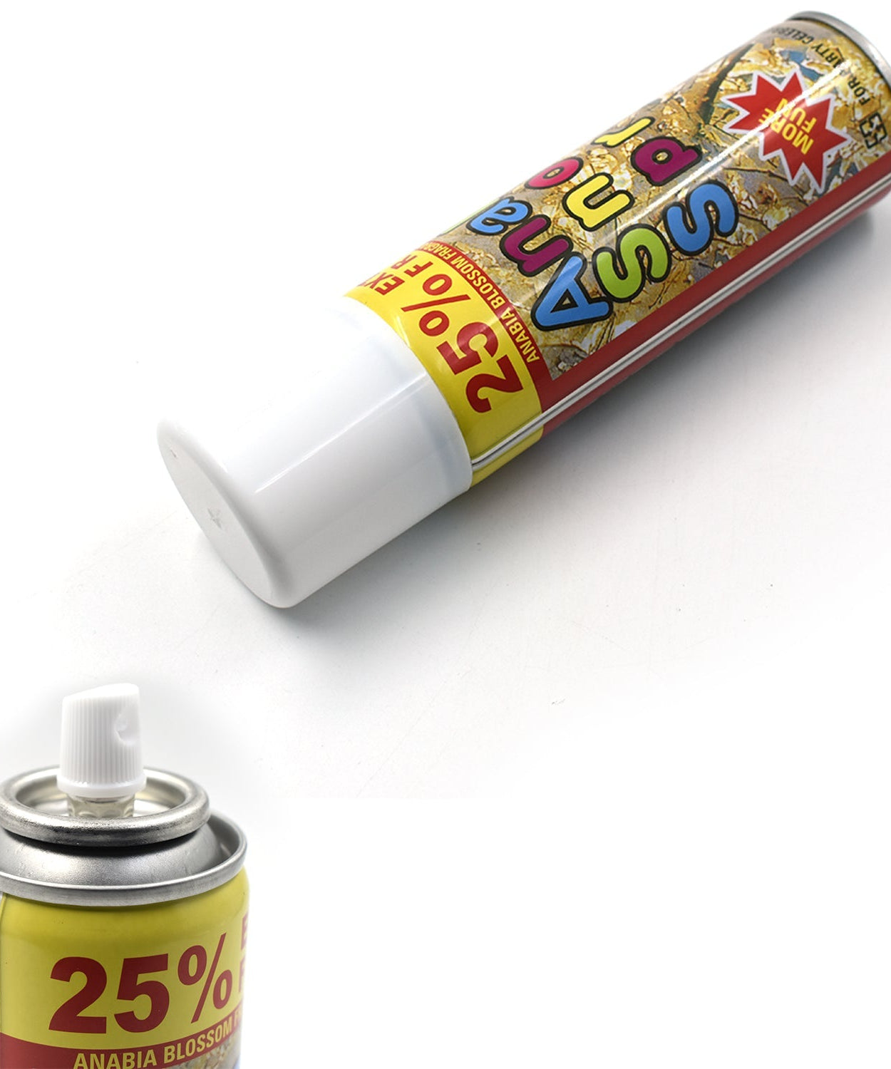 Party snow spray can for having fun with friends and colleagues.
