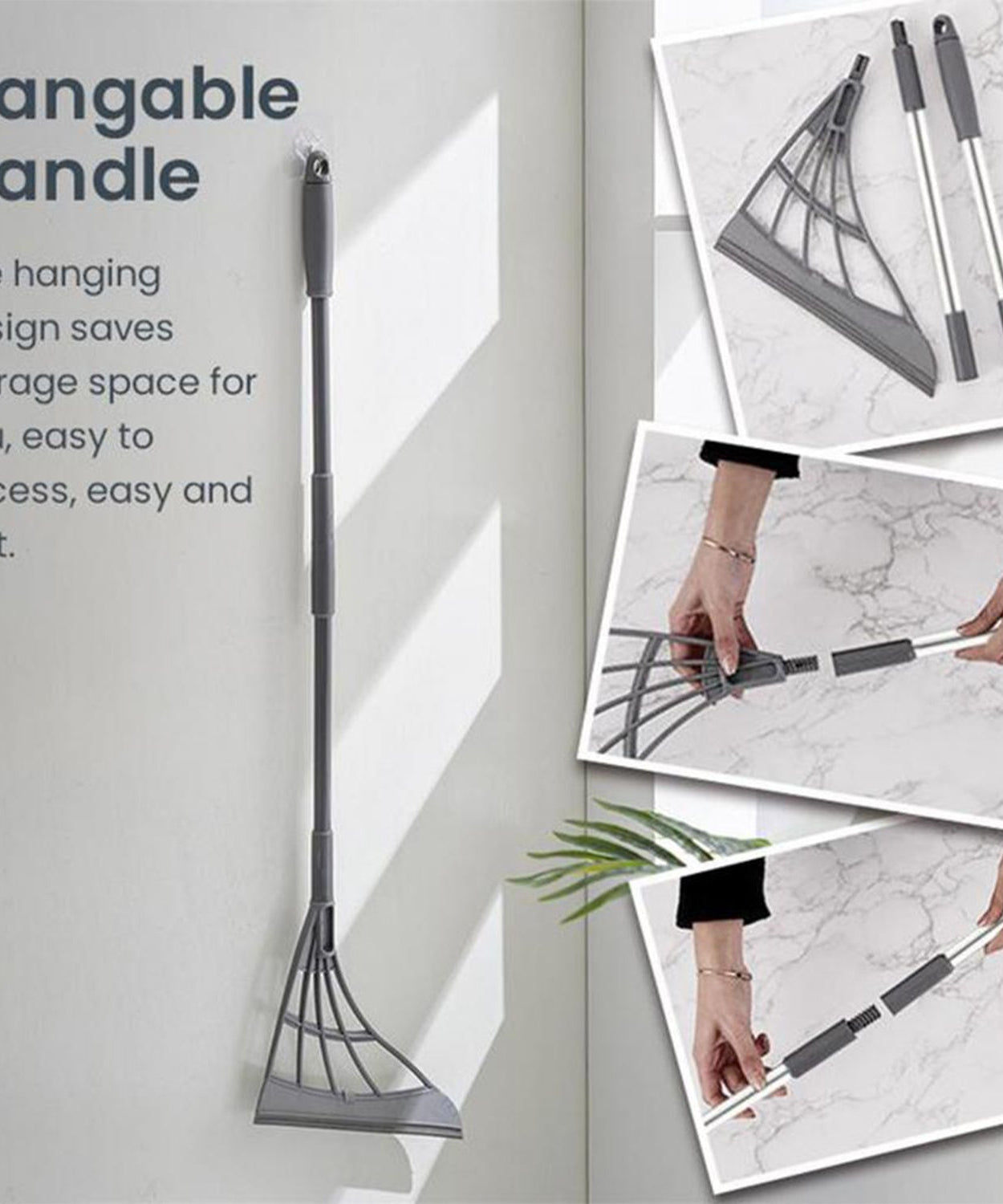 Easy-to-use wiper for effective floor surface cleaning