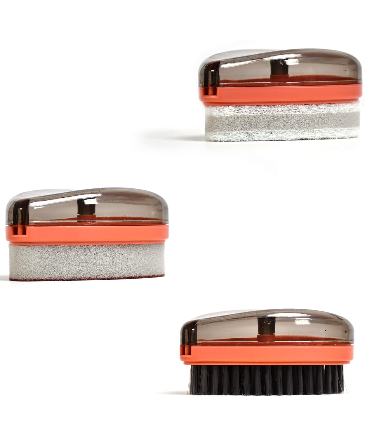 Plastic Wet and Dry Brush for home  (Multicolor, 3 Units)