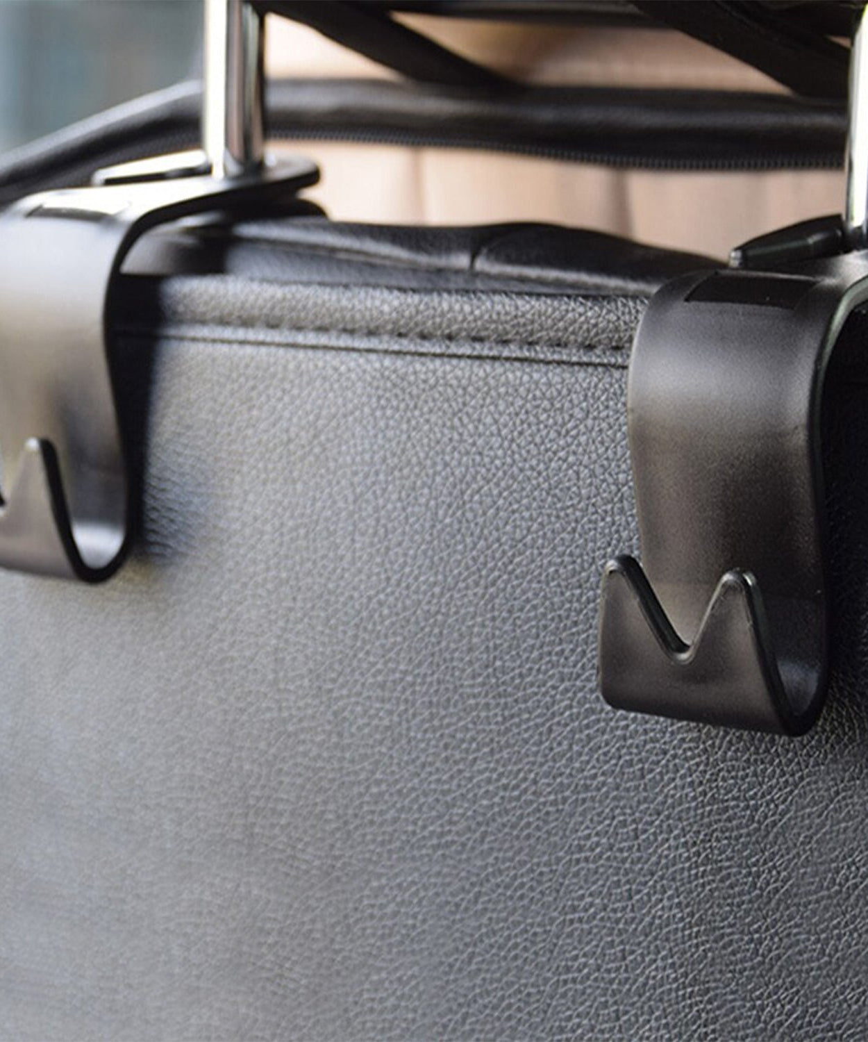 Car backrest hanger for support