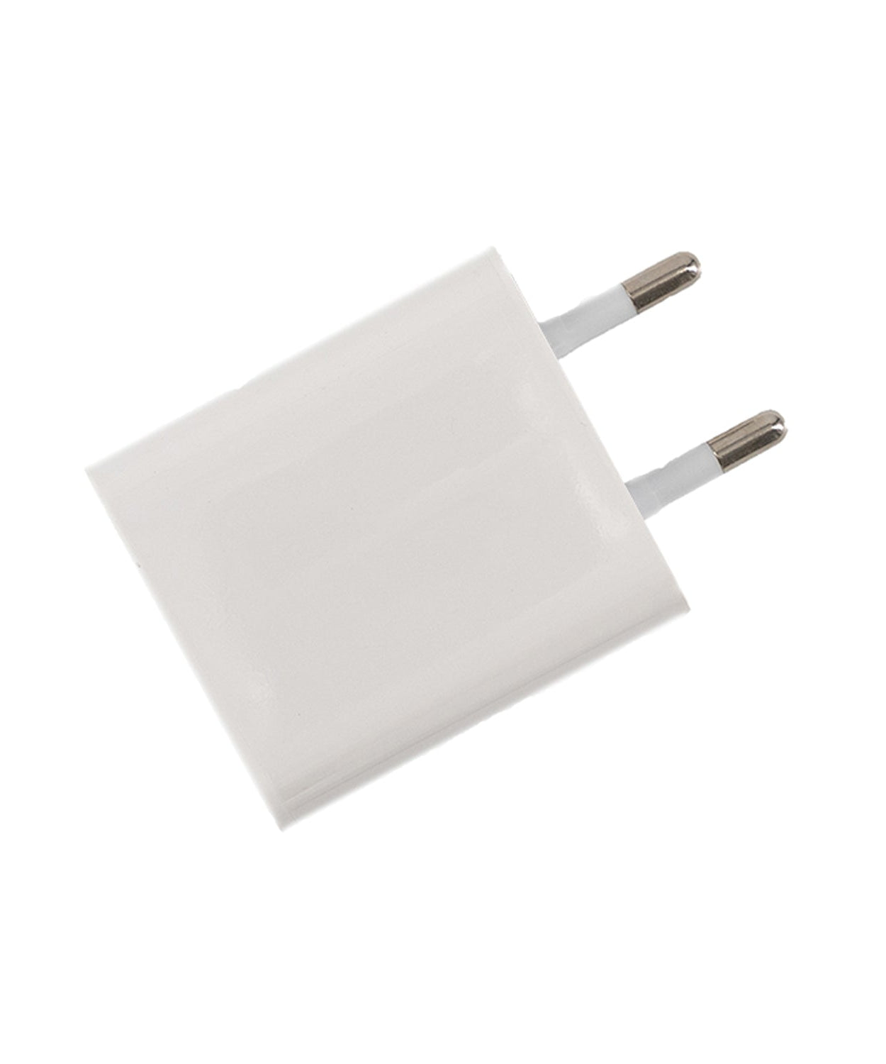 Fast charger adapter with clear connection points for rapid device charging.