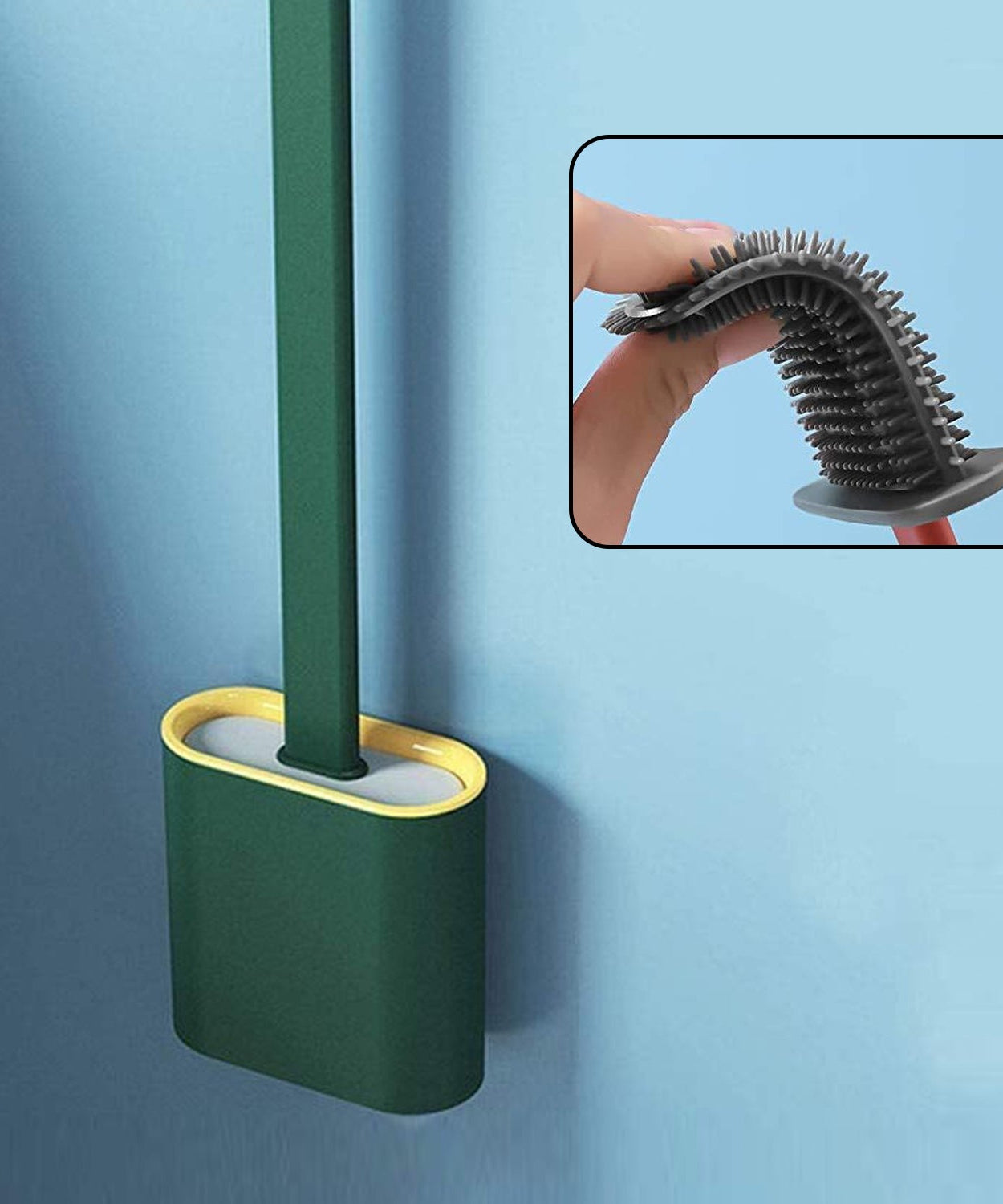 Toilet cleaning brush
