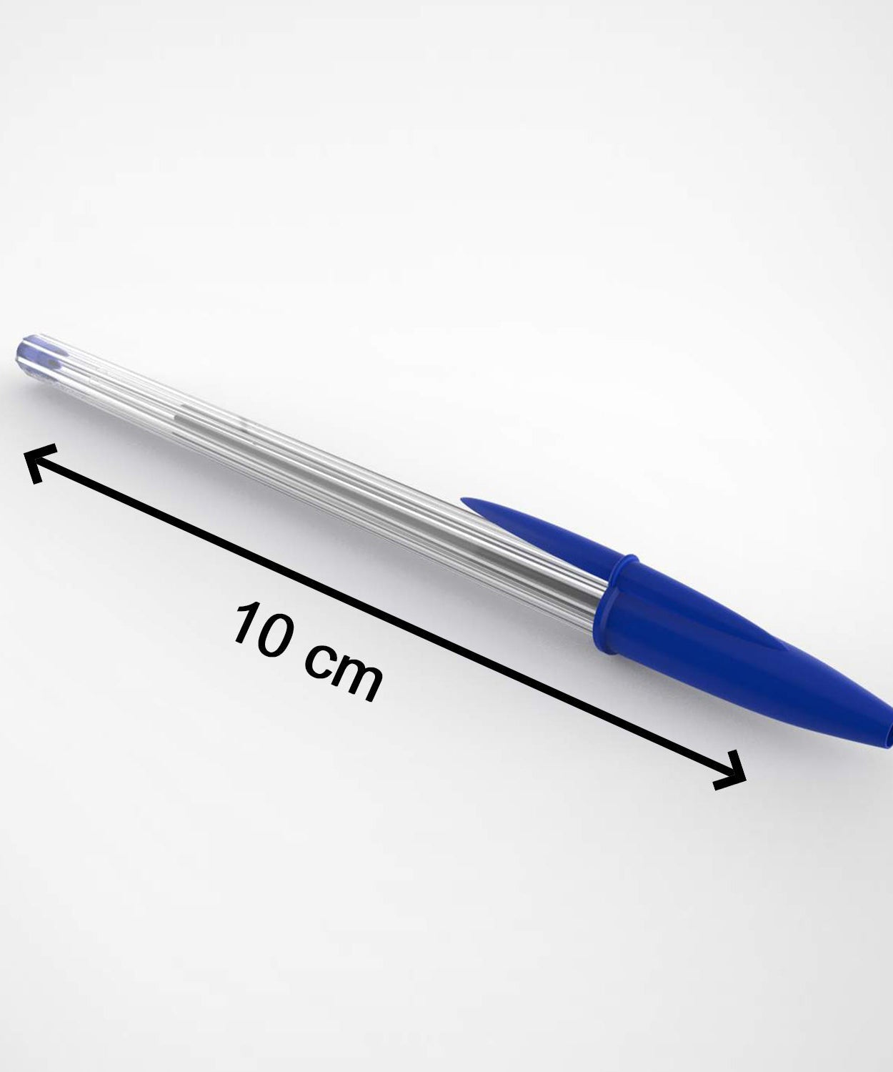 the ball pen's tip and design, focusing on its smooth writing performance