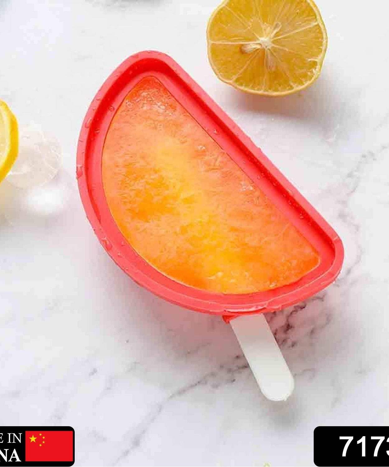 Silicone ice cream mold for watermelon