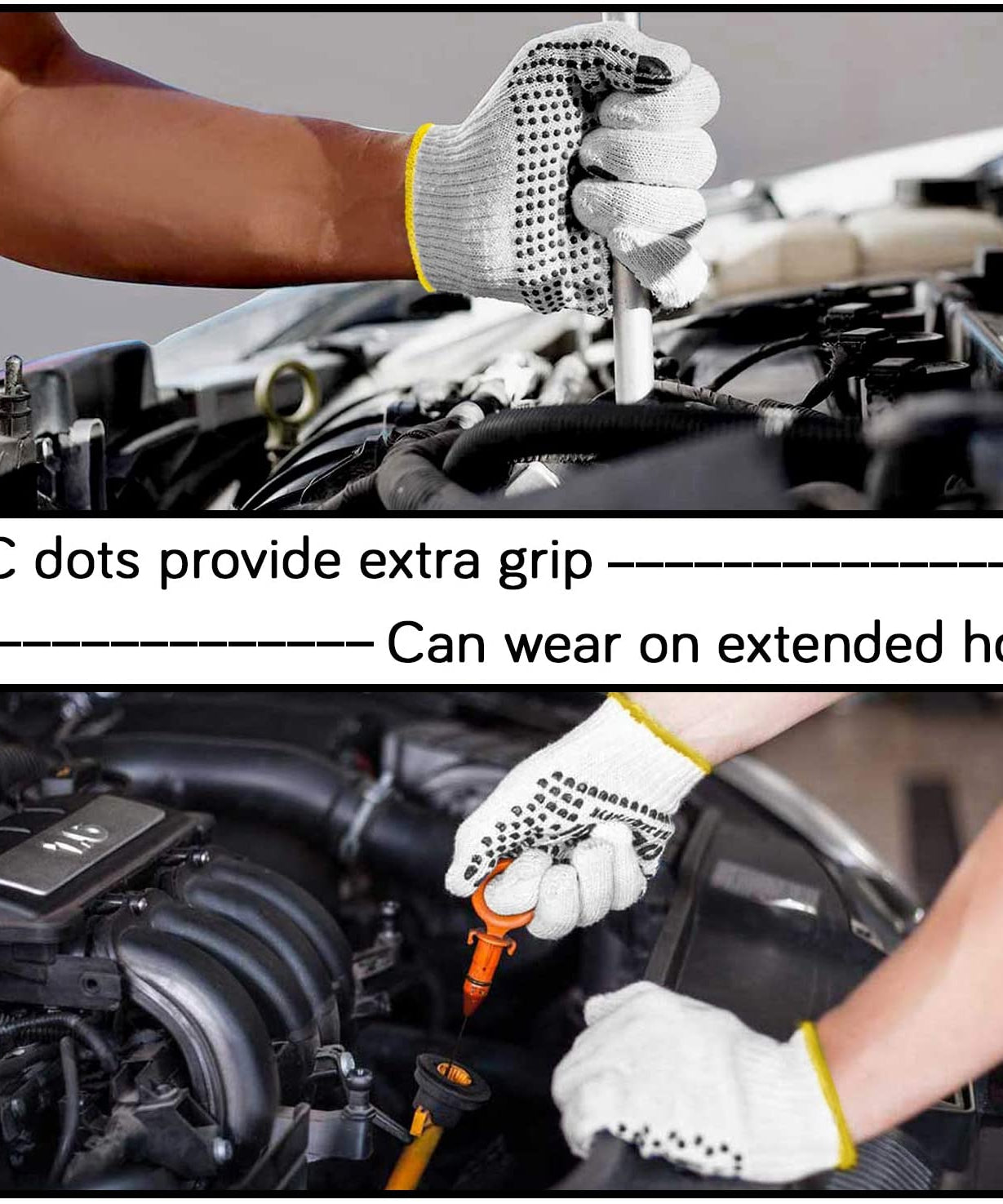 Plain white cotton hand gloves, unisex, ideal for light tasks.