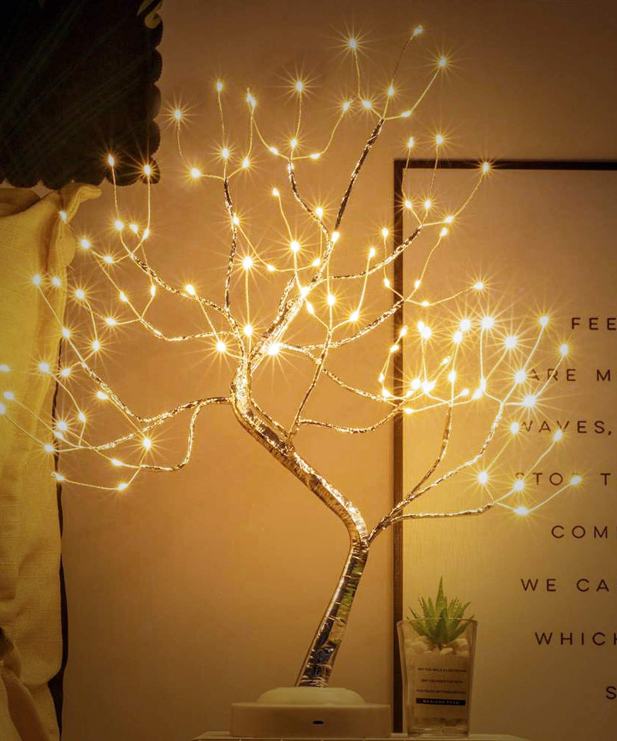 Decorative fairy tree light with timer