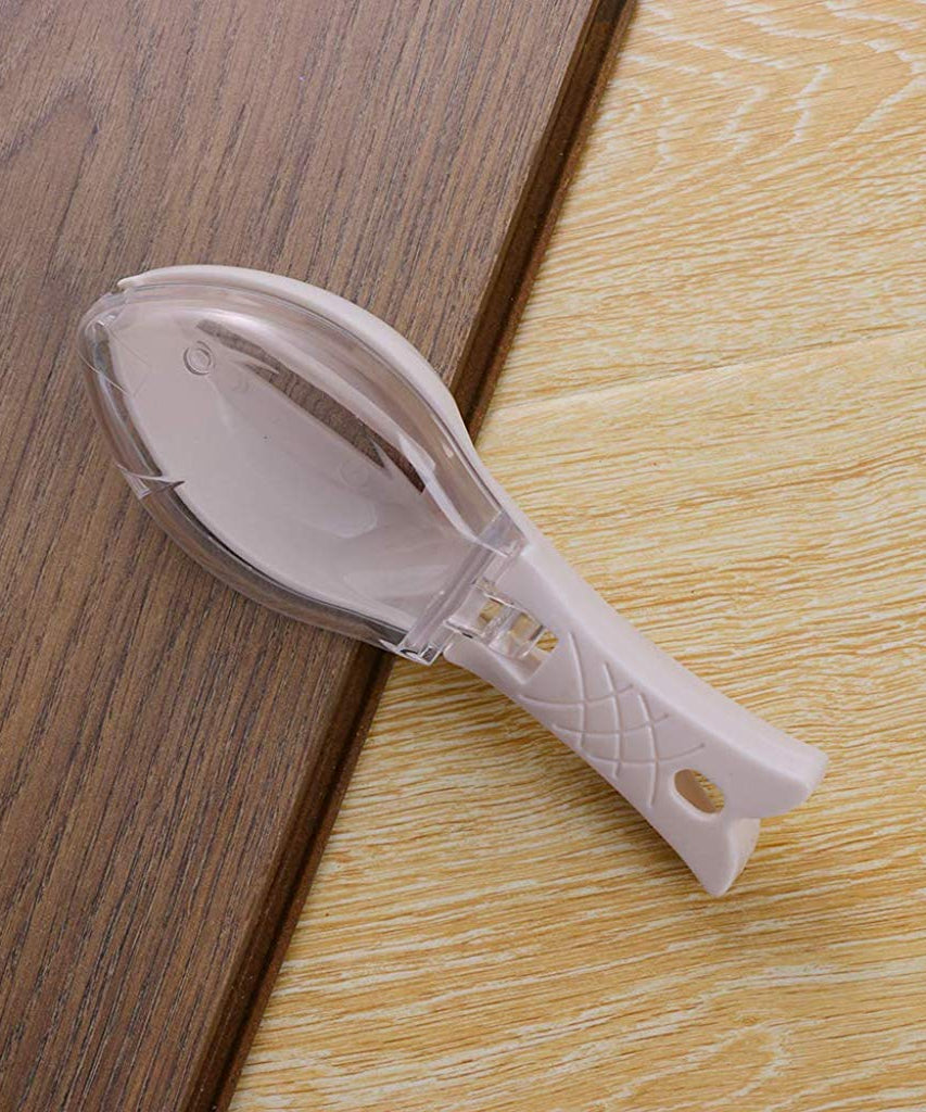 Durable fish scale scraper and skin peeler for efficient kitchen prep.