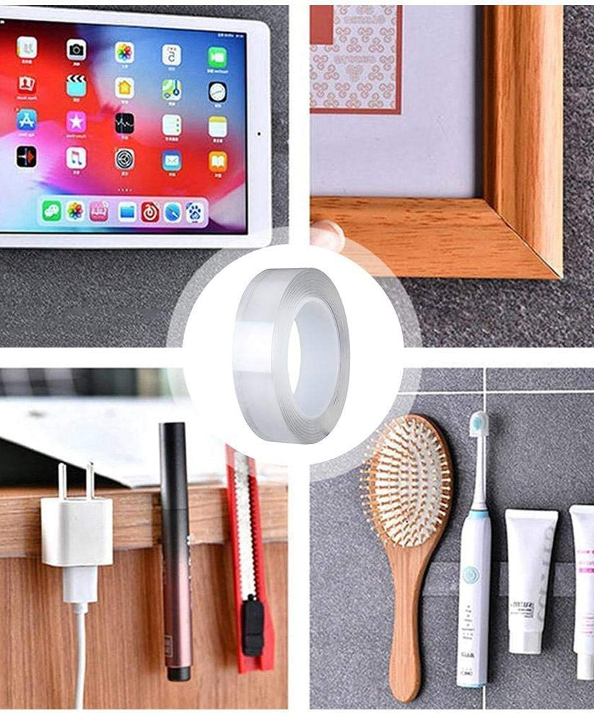 Transparent nano adhesive tape.