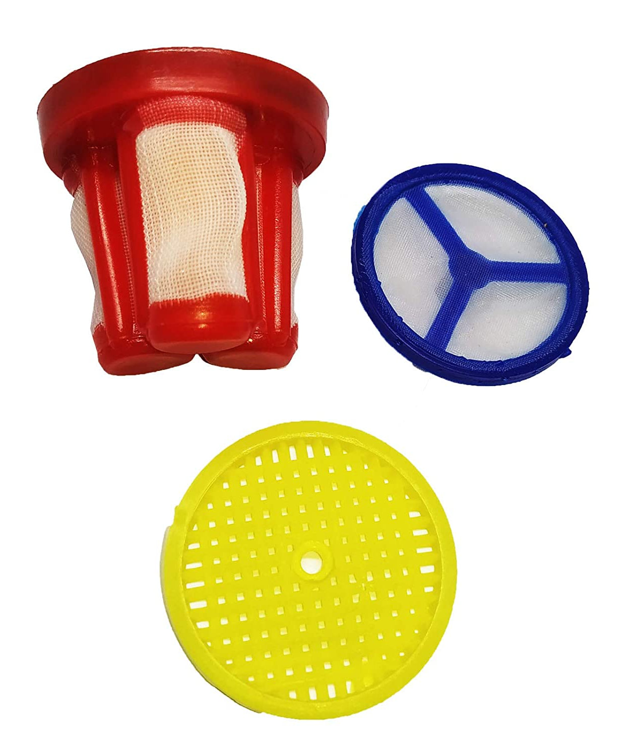 Water tap filter, plastic, candle style cartridge.