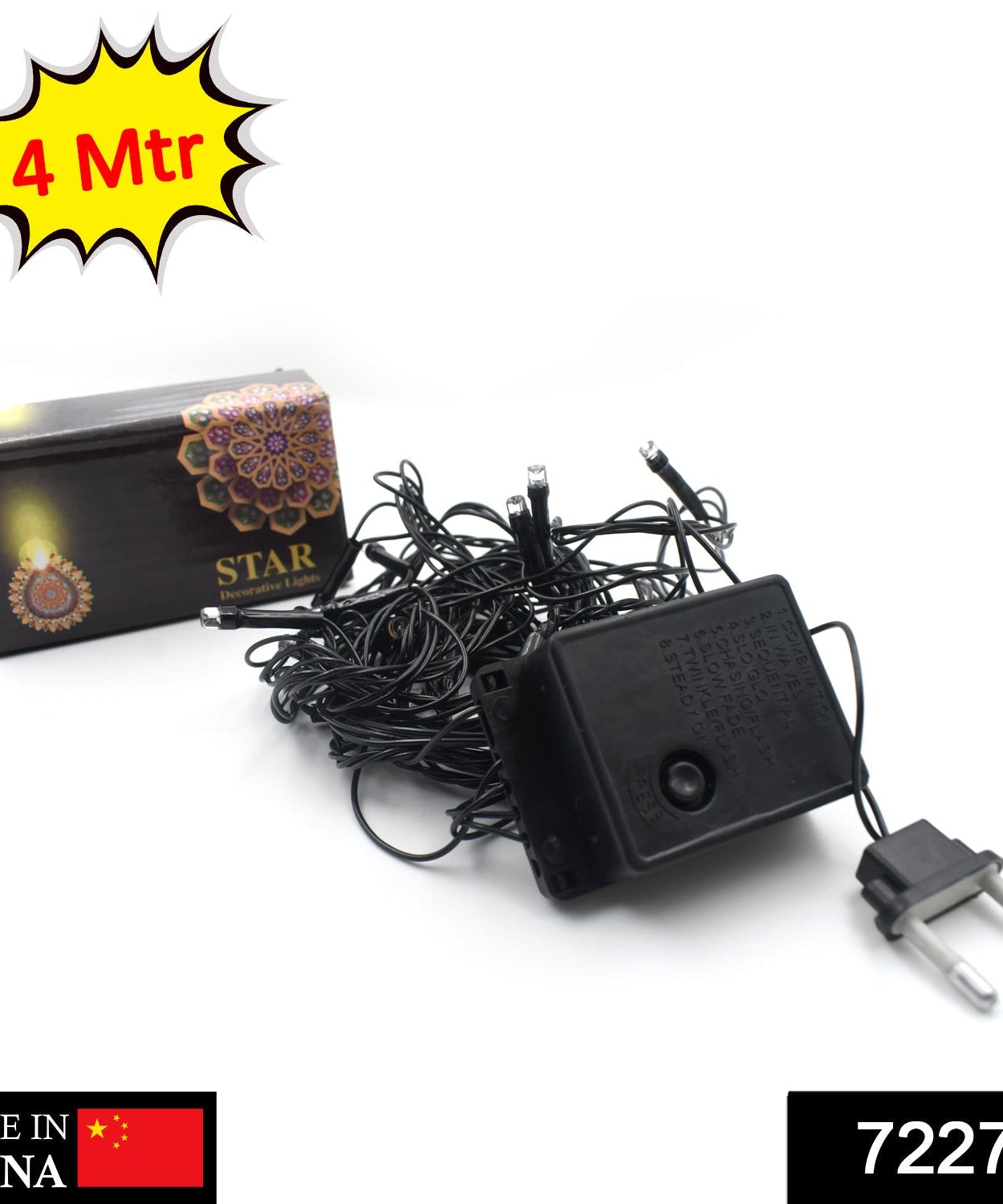 4-meter LED string lights for home decor.