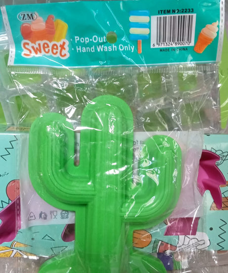 Cactus Shape sicle Molds - Durable Silicone Ice Cream Mould, DIY Ice  Kitchen Tool