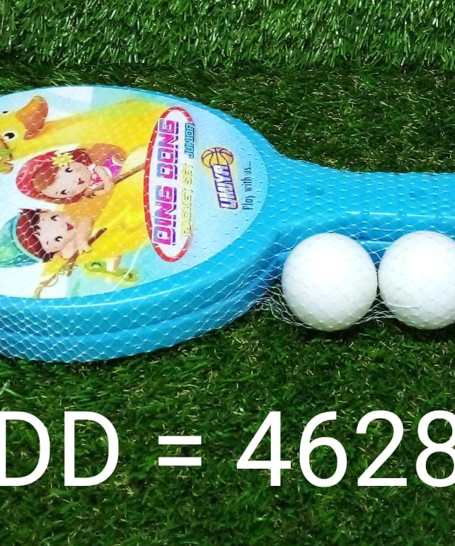 Racket set with ball for kids, plastic table tennis.