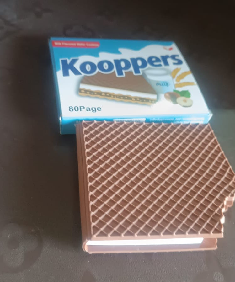 Chocolate Diary Notebooks Original Chocolate Smell  Writing Practice Book Early Learning Copybook Premium Chocolate Book ( 1Pc Book )