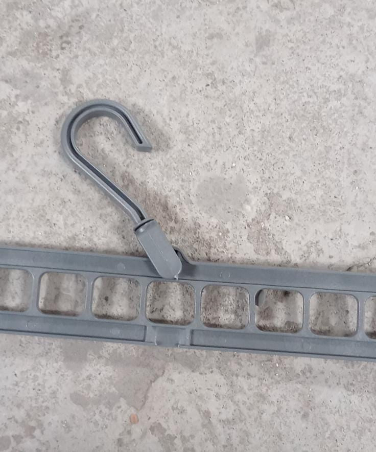 9 Hole Plastic Hanger Hanging hook Indoor Wardrobe Clothes Organization Storage Balcony Windowsill Suit Racks