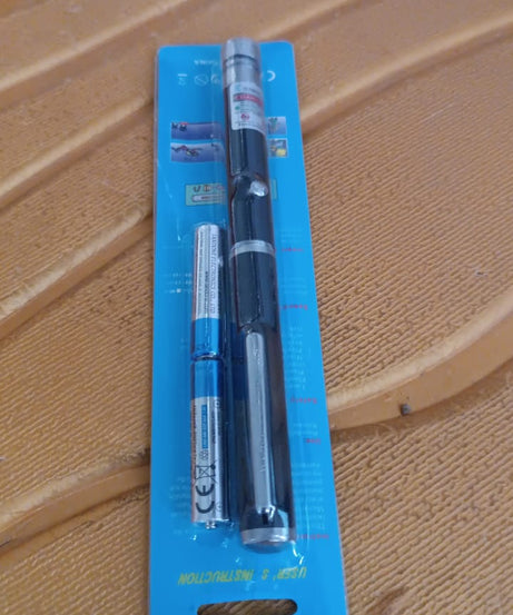 High-Power Laser Pointer Pen with 2 AA Batteries (1 Set)