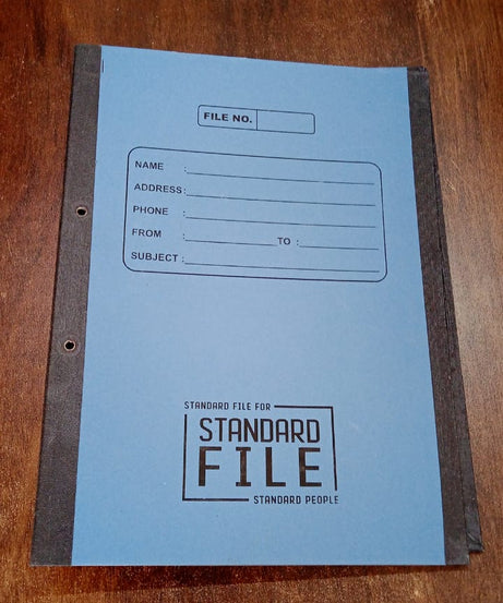 Standard file plastic clip, File Folder Paper Holder Documents File (35×26 Cm / 1 Pc / MOQ :- 4 Pc)