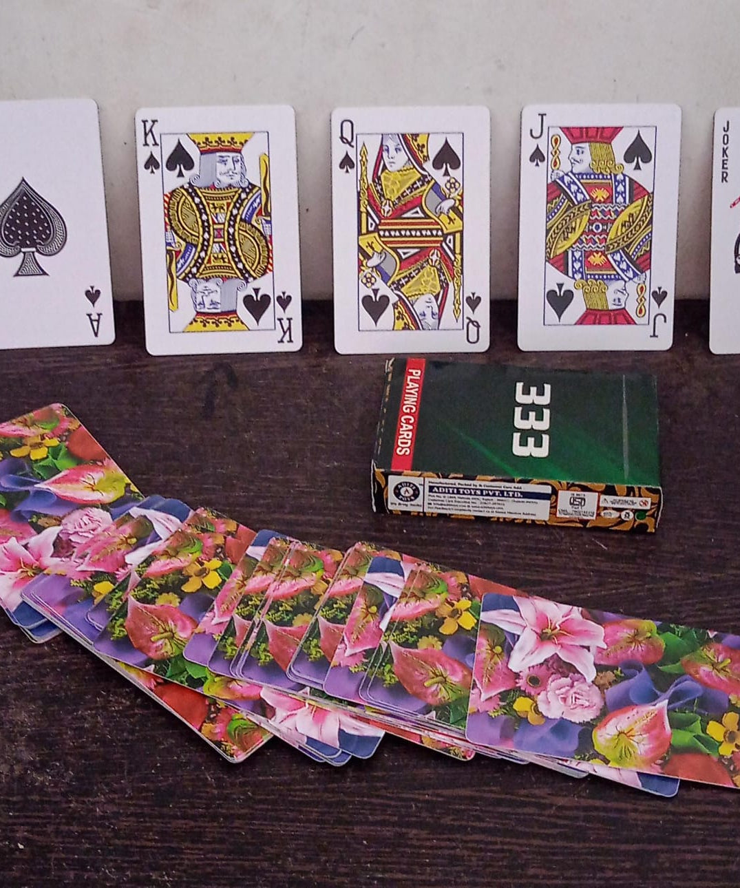 Premium HD poker cards with unique designs.