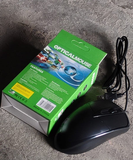 Computer / Laptop Wired Optical Mouse, M- 045 (1 Pc)