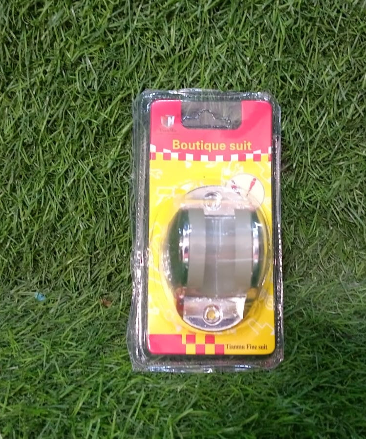 Bathroom hand shower holder with adjustable bracket and screws for easy setup.