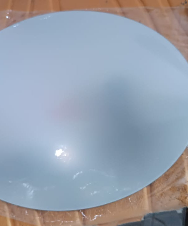 Elegant Oval Frameless Wall Mirror for Home & Office Decor (6 Pc)