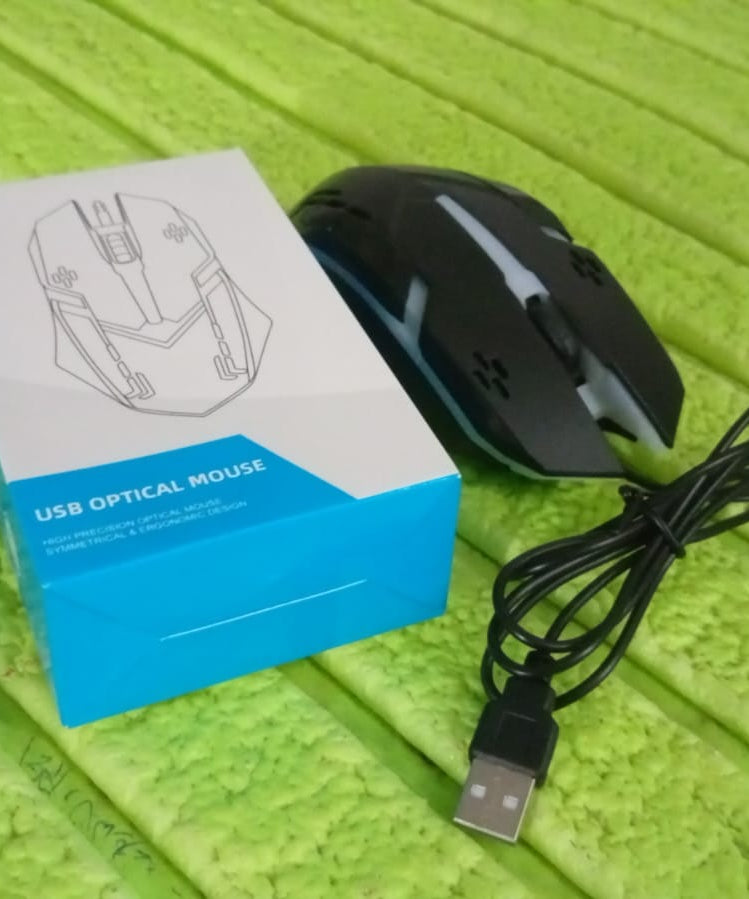Computer / Laptop USB Wired Optical Mouse (1 Pc)