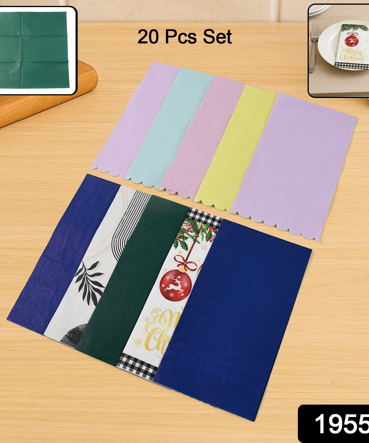 Multi-Design Disposable Food Wrap Sheets