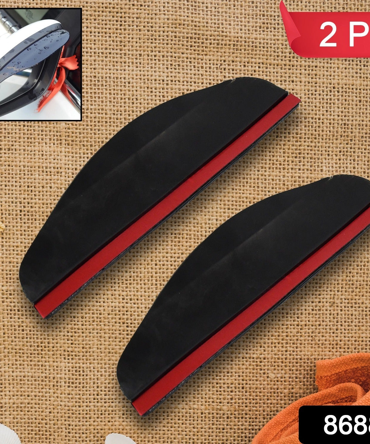 2 Pcs  Car Mirror Rain Protector Cover