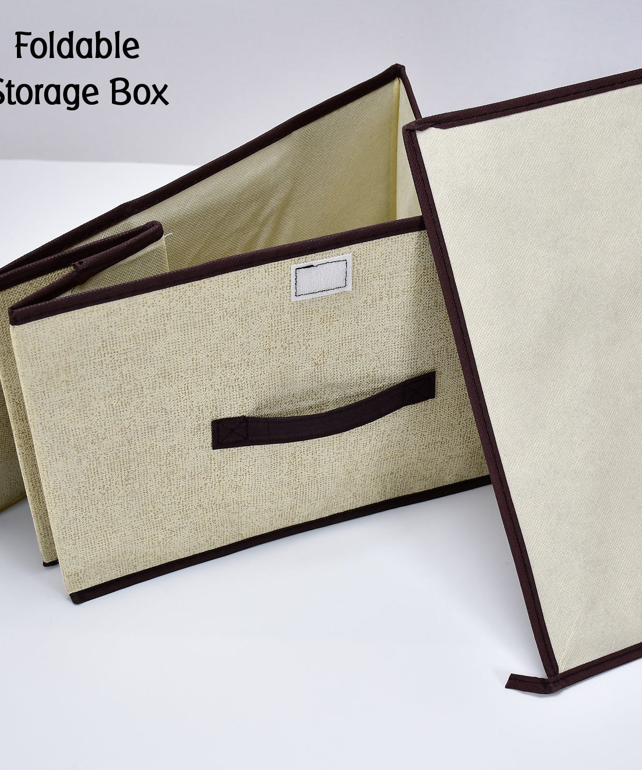 Storage box with foldable design