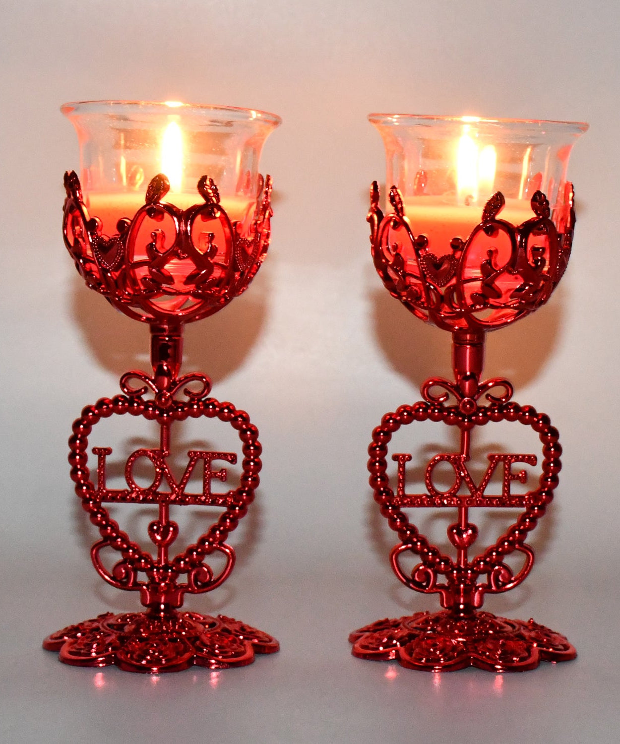 Tea Lights Holder Candle Stand, Diwali (2 Pc Set)