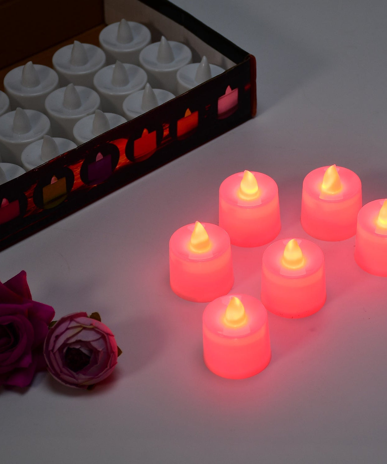 Pack of 24 LED tealight candles