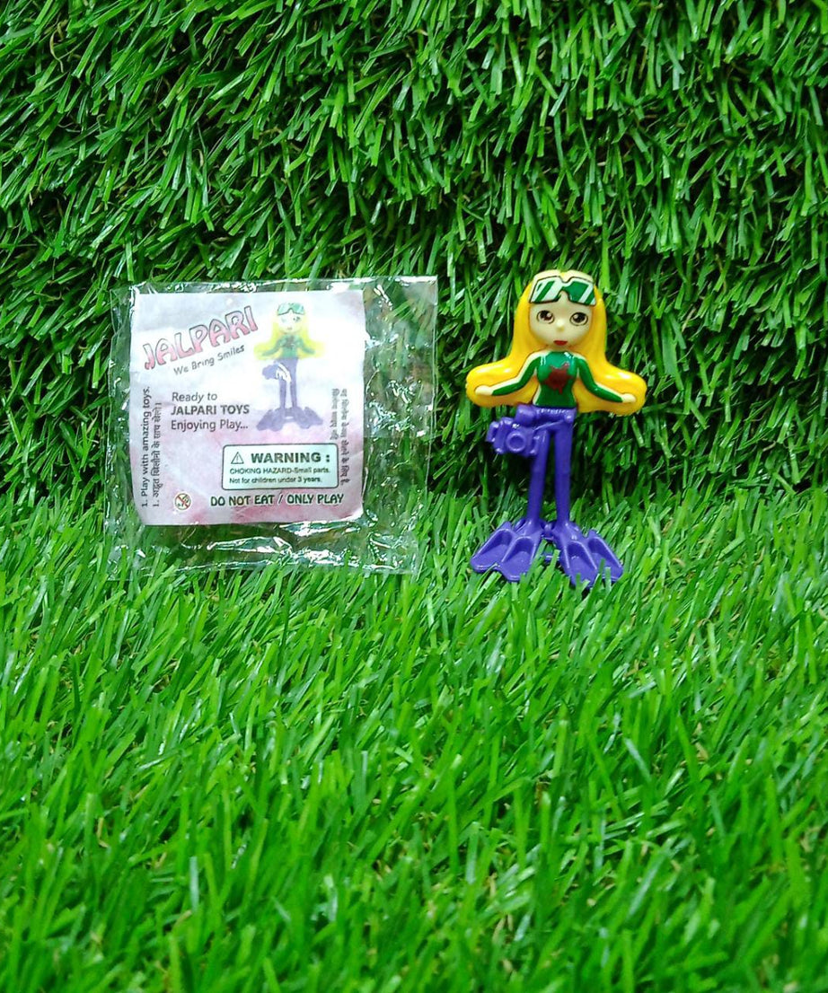 Multi-colored mermaid doll toy