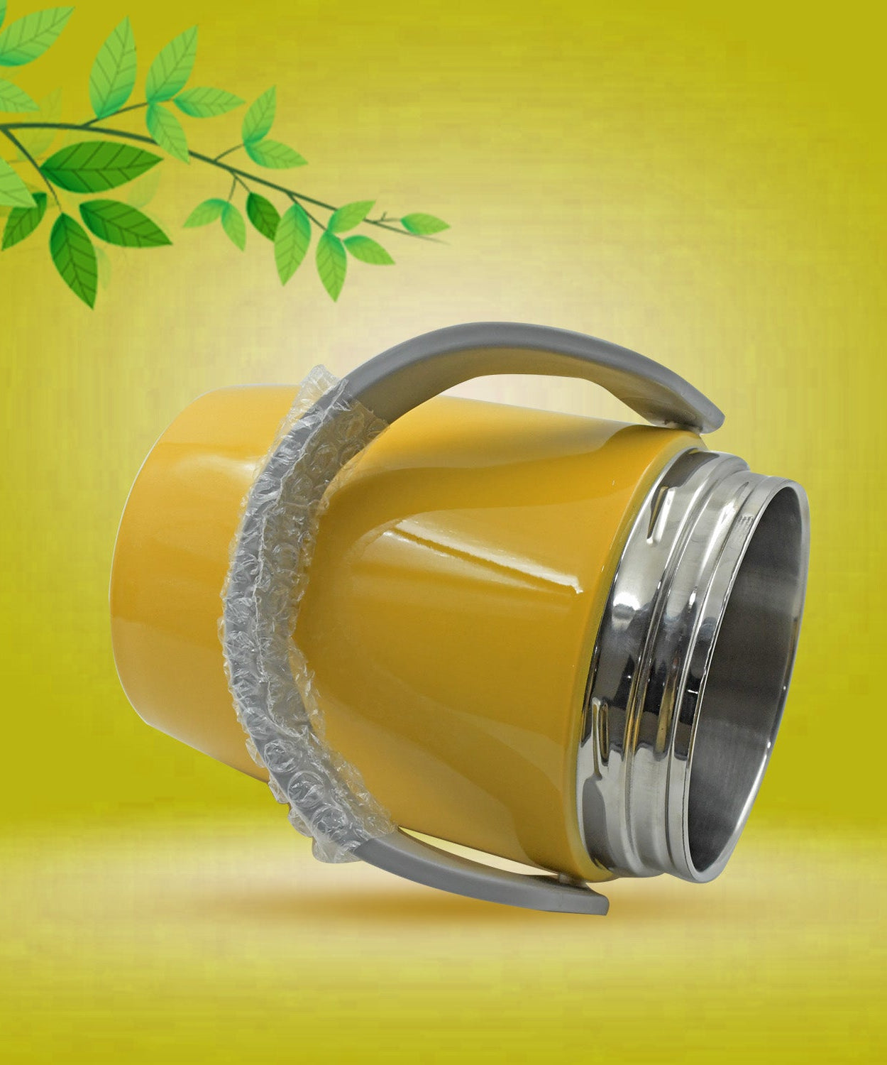 HEAVY LEAK-PROOF STAINLESS STEEL LUNCH BOX/ TIFFIN BOX, 2 COMPARTMENT, FOOD BOX FOR THERMAL CONTAINER FOR FOOD STAINLESS STEEL FOR STUDENT FOR WORK FOR TRAVEL (2 LTR.)