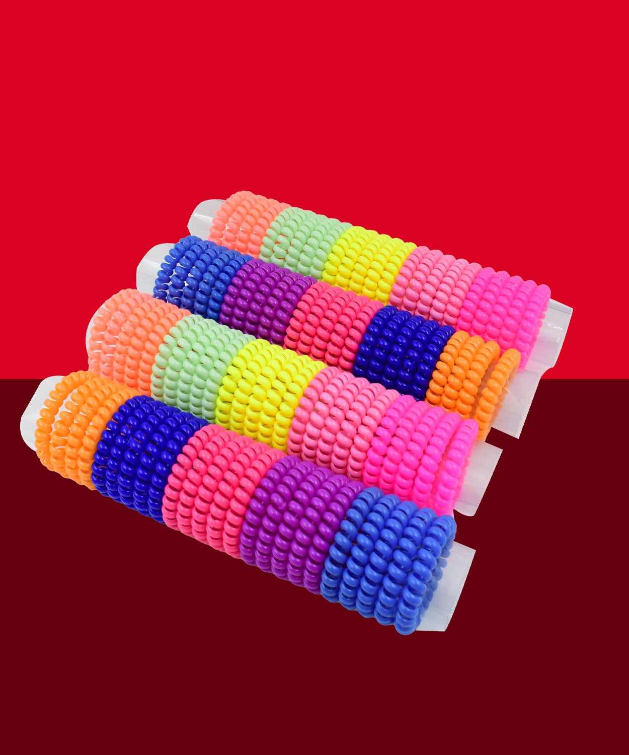 Telephone Wire Hair bands Pack of 100 Pcs, Hair accessories