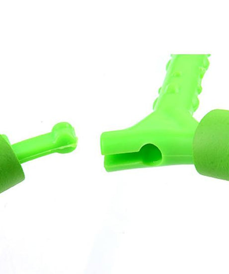 Flashing jump rope with light-up rings