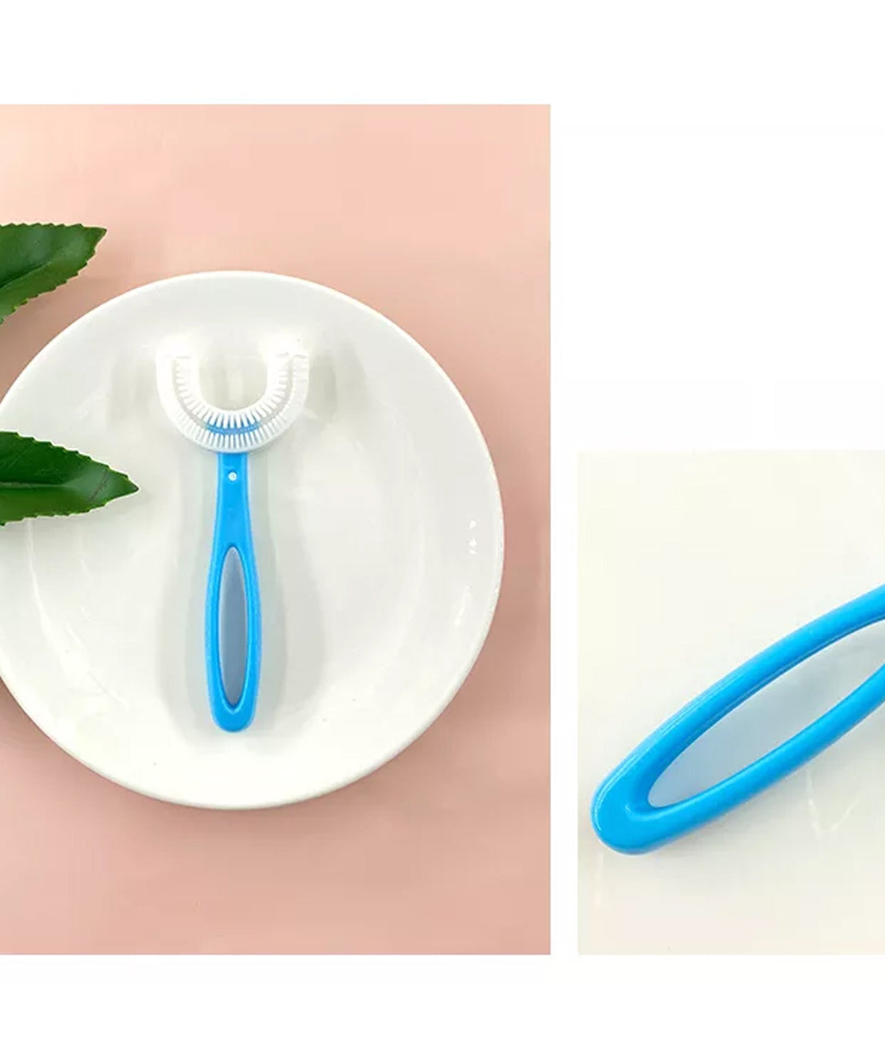 U-shaped toothbrush for kids
