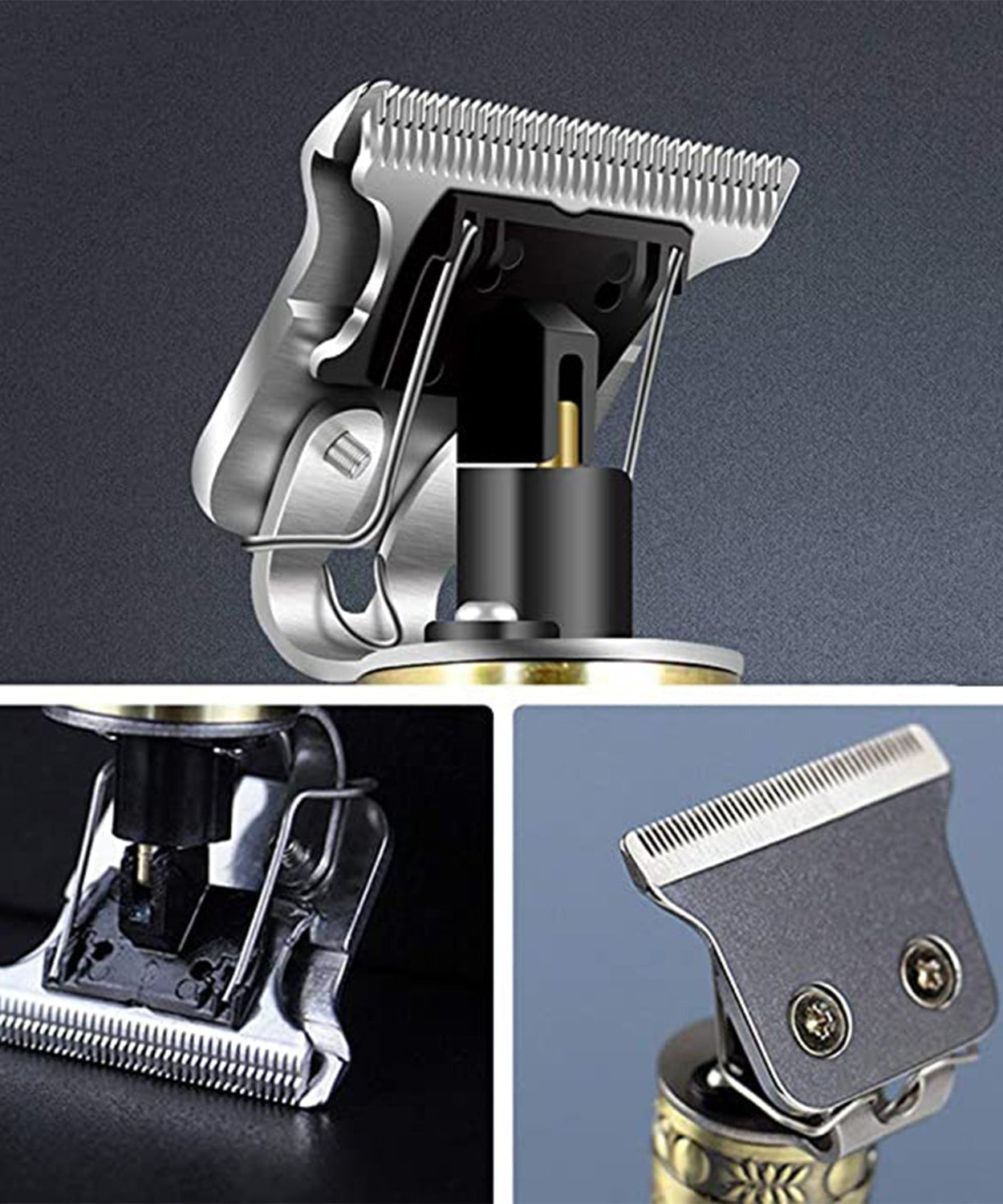 Professional hair clipper with multiple blade settings