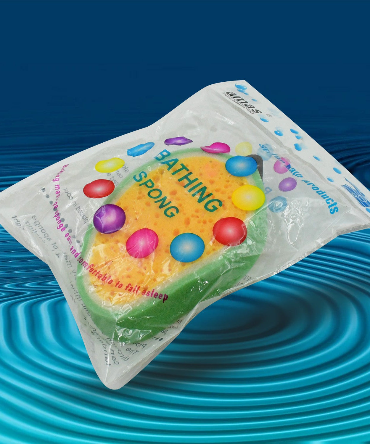 Mango dish sponge for effective kitchen and bathroom cleaning