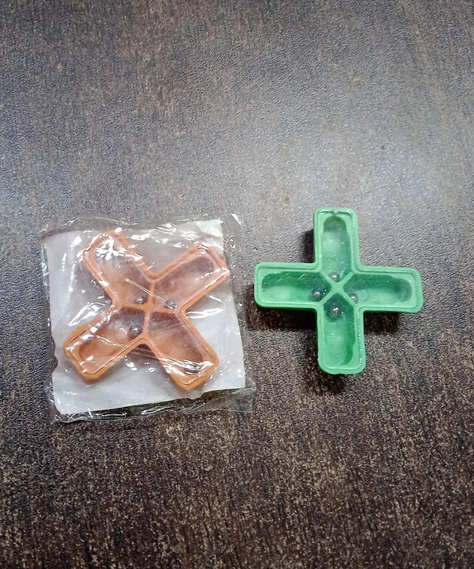 Magic Toys Magic Cross Magic Tricks Puzzle (1 Pc / Mix Color & Design)