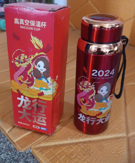 Printed Vacuum Insulated Water Bottle (1pc / 800 ML)