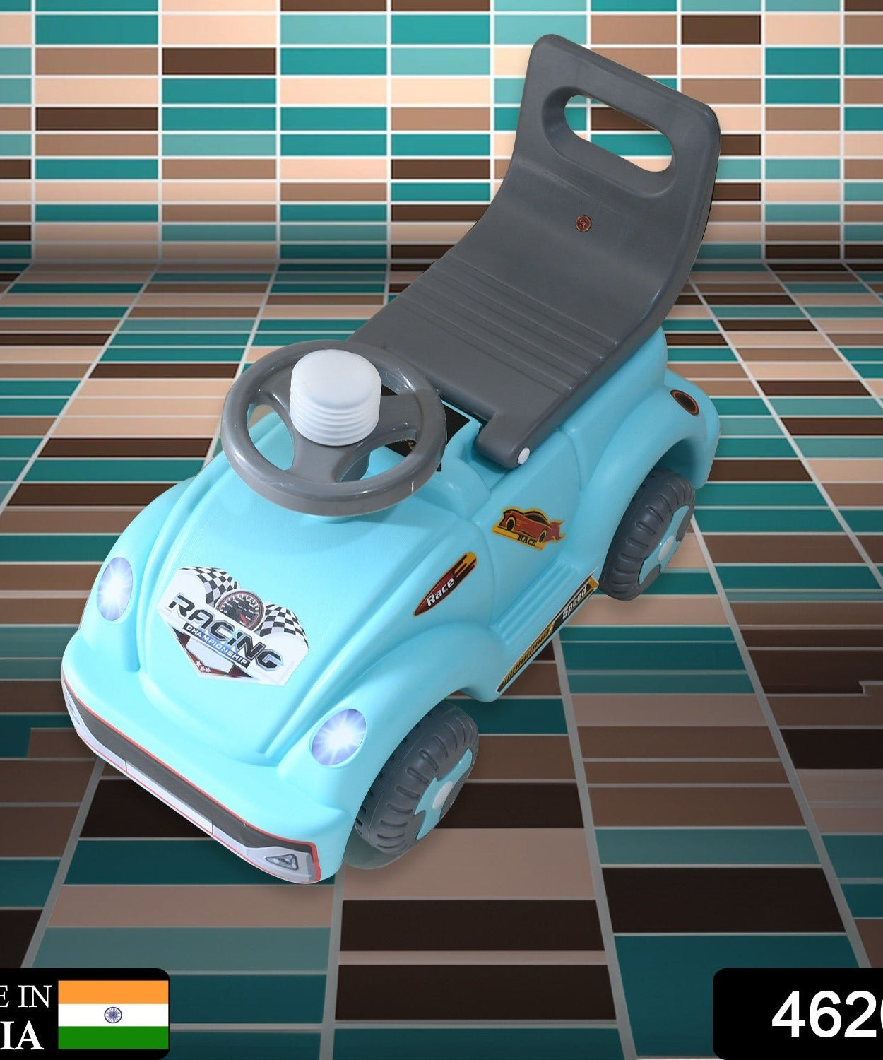 Baby push car with musical horn for kids