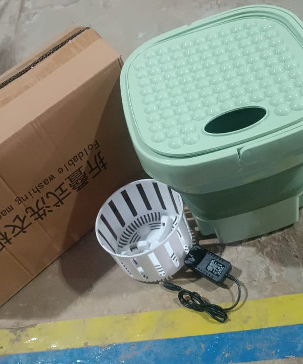Portable Washing Machine, Foldable Washer and Dryer Combo (1 Set / Mix Color)