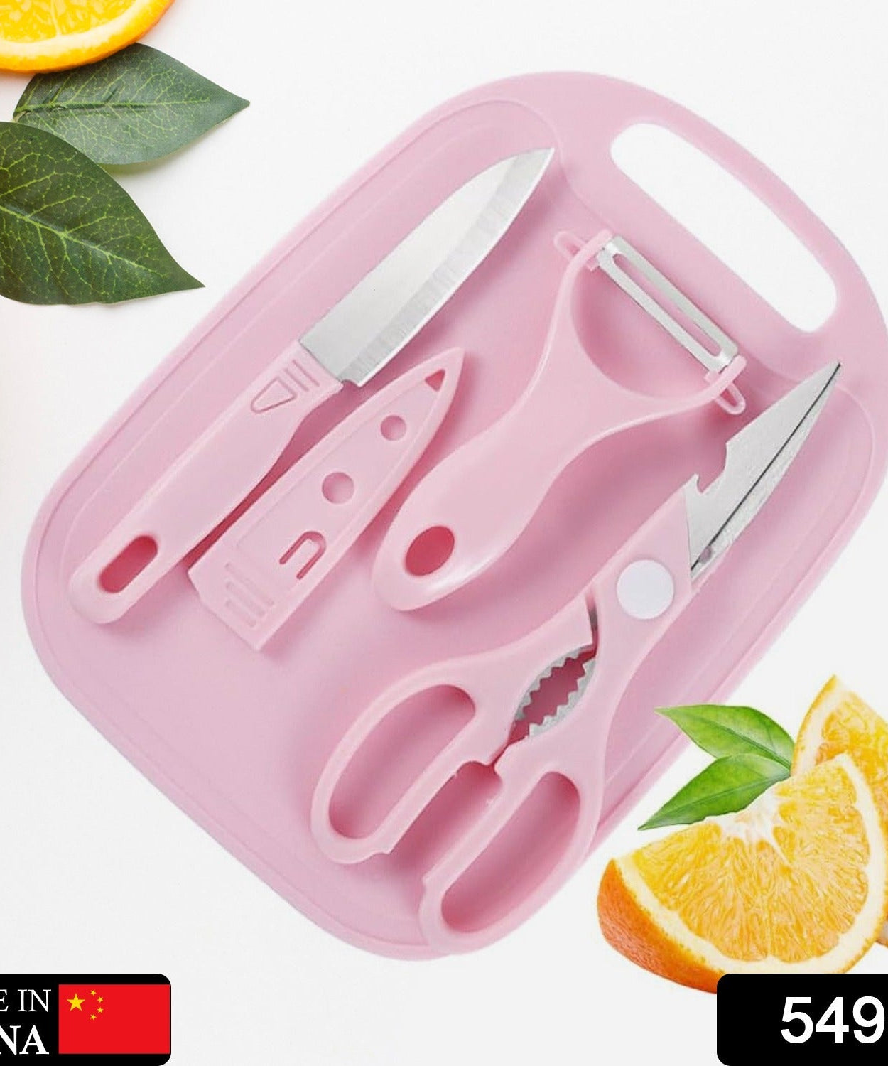 Portable mini cutting board set, 4 pieces, for travel and camping