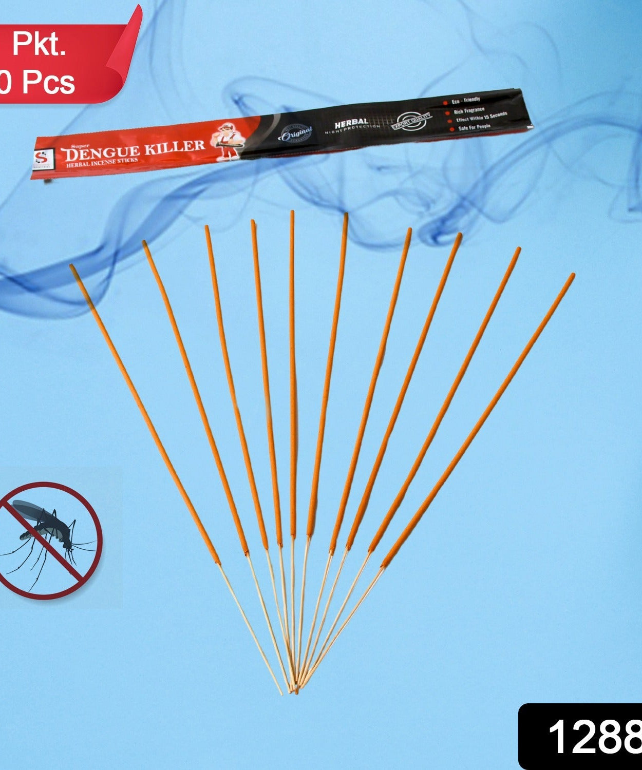 Mosquito Agarbatti Stick Herbal Mosquito Agarbatti  (1 Packet / 10 Sticks) (Incense Stick)