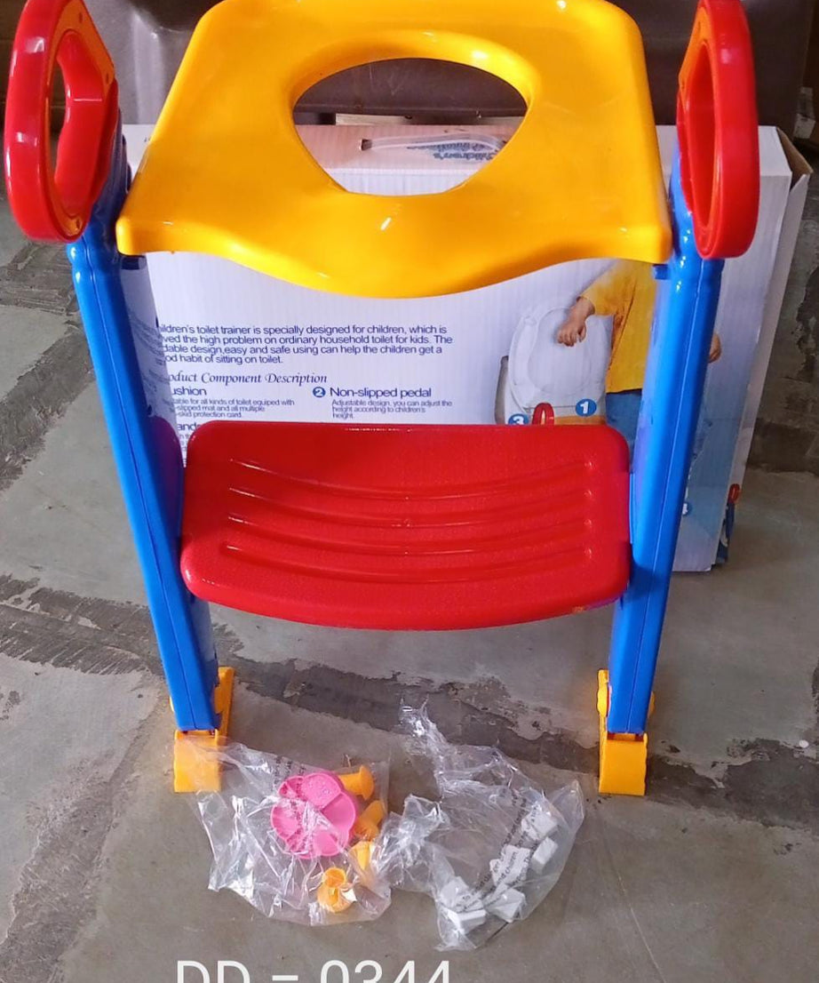 Toddler potty with step ladder