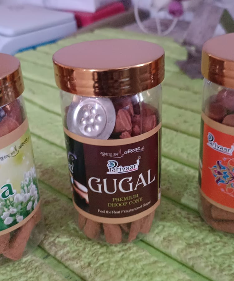 Mix Flavour Dhoop Cones, Premium Dhoop (120 GM/ Mix/ 1pc)