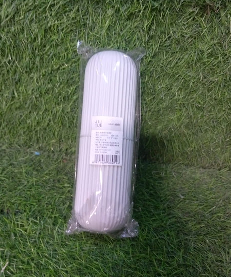 Versatile capsule bottle-shaped organizer, great for travel and storage.