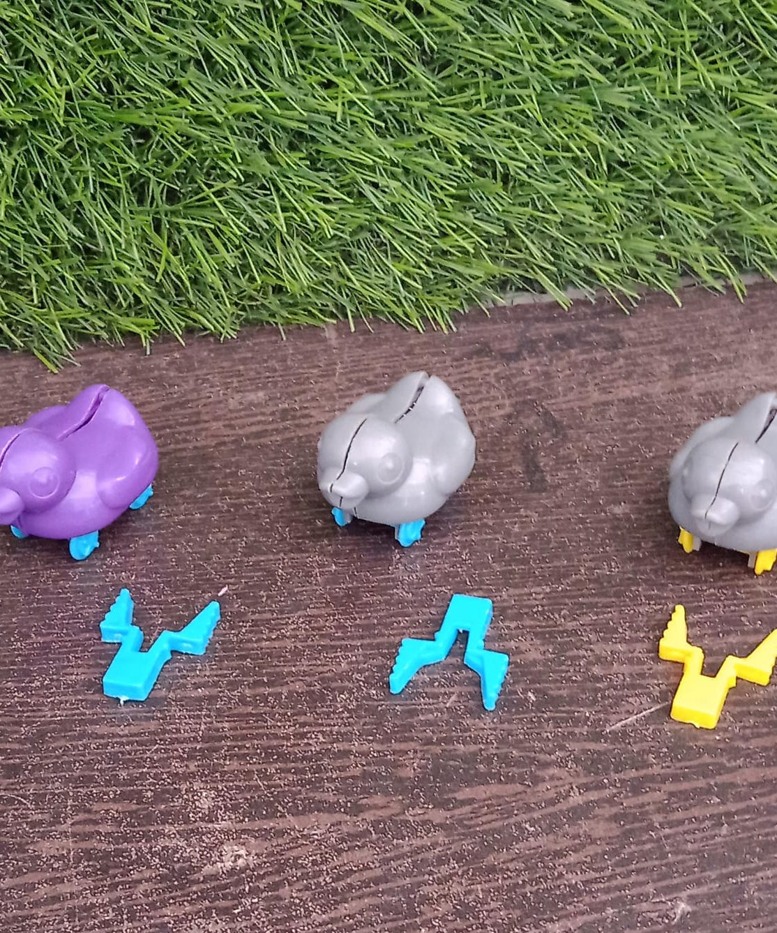 Small push back duck toy, Ejectable spring tail duck, Small DIY duck Toy