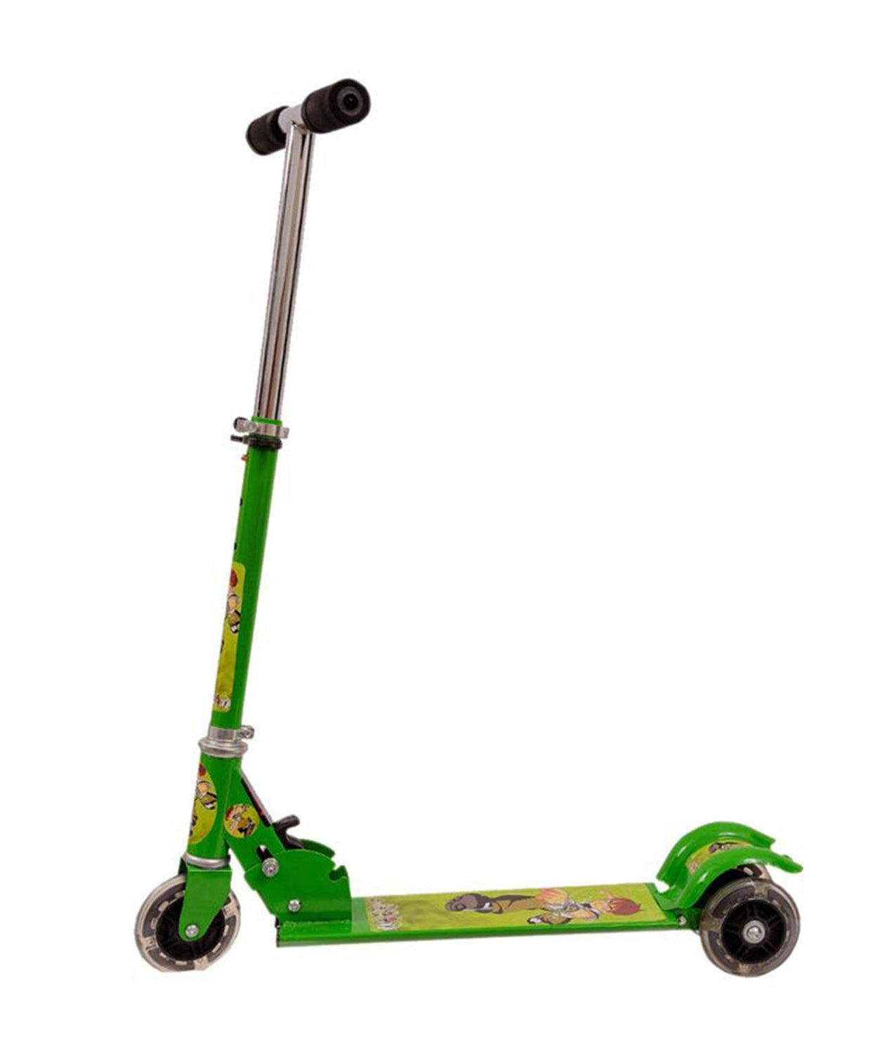 Colorful kids cycle with training wheels and bright design