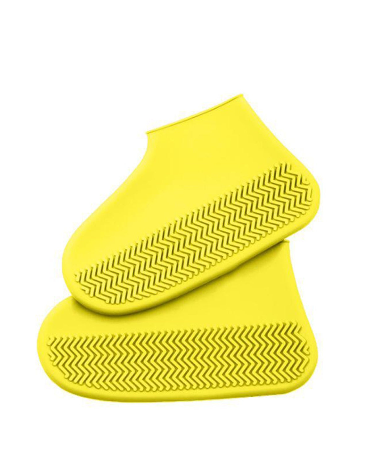 Anti-skid silicone shoe covers for rain and biking
